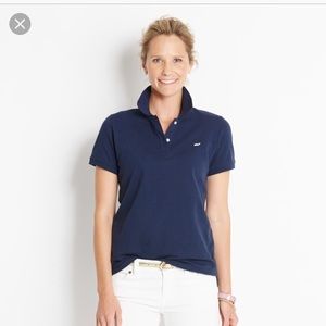 Vineyard vines navy polo